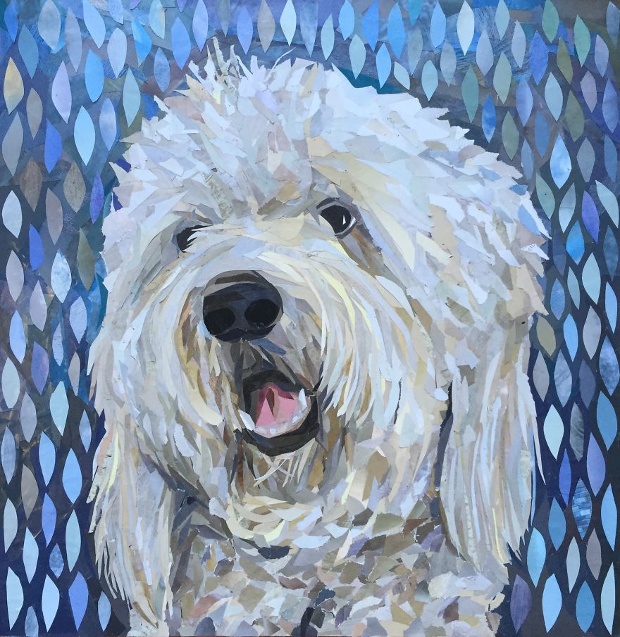 I Create Detailed & Colorful Artwork With Only Scraps Of Magazine Paper - No Paint.