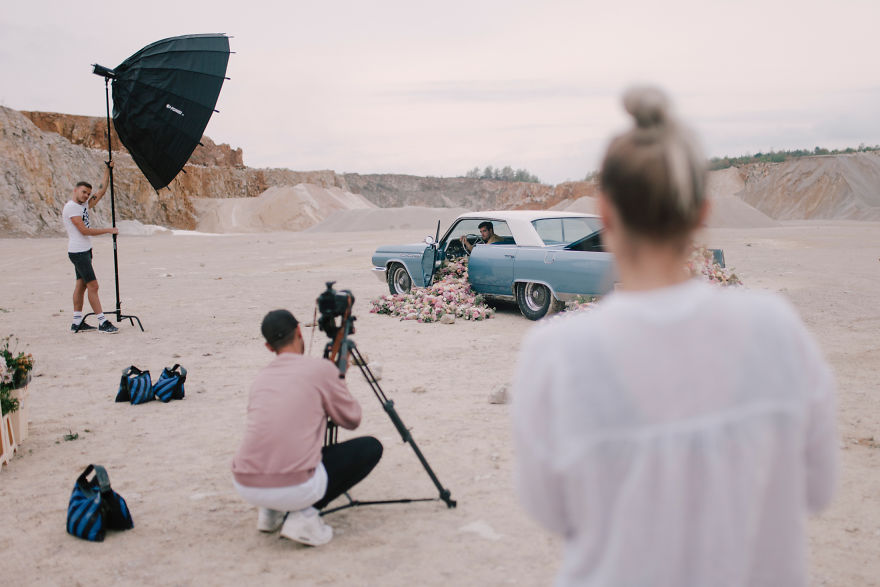 Behind The Scenes Of Fineart Photo "I Bloom For You" By Award-Winning Photographer Martin Stranka