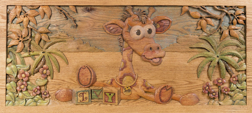 I Hand Carved Two Wooden Toy Boxes For Twins Designed Based On Their Favorite Toys I Hand Carved Two Wooden Toy Boxes For Twins Designed Based On Their Favorite Toys