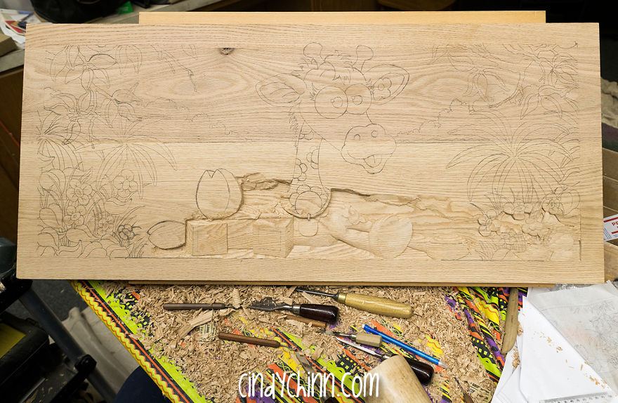 I Hand Carved Two Wooden Toy Boxes For Twins Designed Based On Their Favorite Toys I Hand Carved Two Wooden Toy Boxes For Twins Designed Based On Their Favorite Toys
