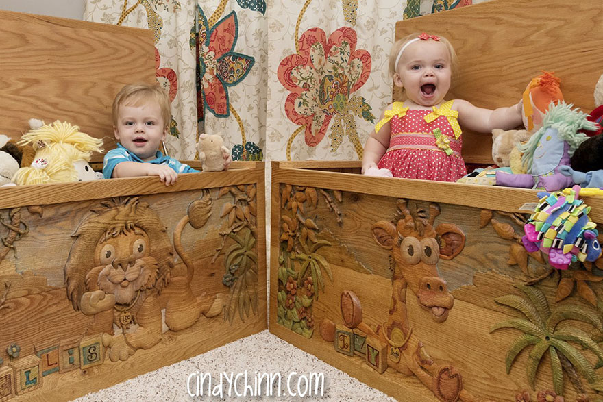 I Hand Carved Two Wooden Toy Boxes For Twins Designed Based On Their Favorite Toys I Hand Carved Two Wooden Toy Boxes For Twins Designed Based On Their Favorite Toys