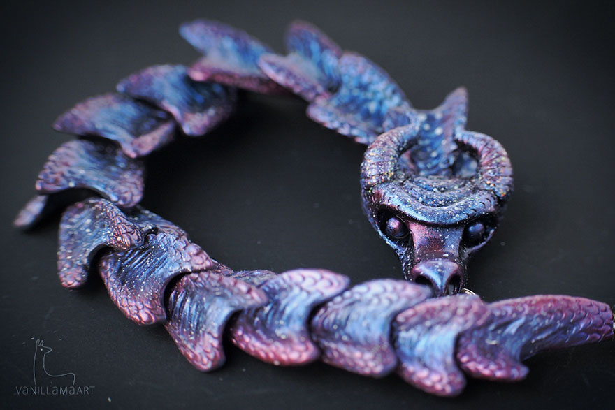 Dragon Bracelet “Nebula”