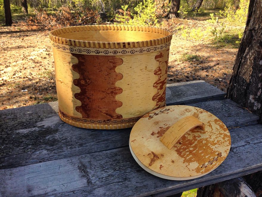 I Make Products From Birch Bark