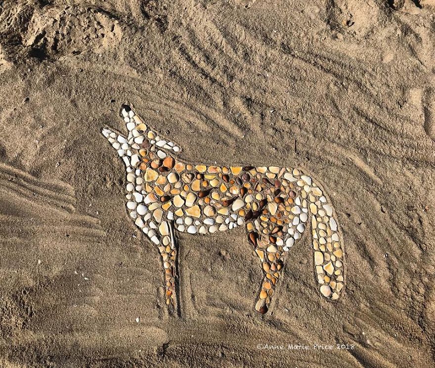 I Make Temporary Mosaic Beach Art (Part 3) I Make Temporary Mosaic Beach Art (Part 3)