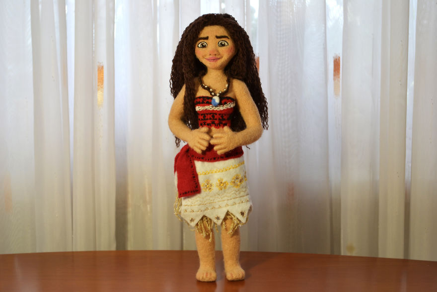 I Make Needle Felted Dolls Out Of Sheep's Wool!