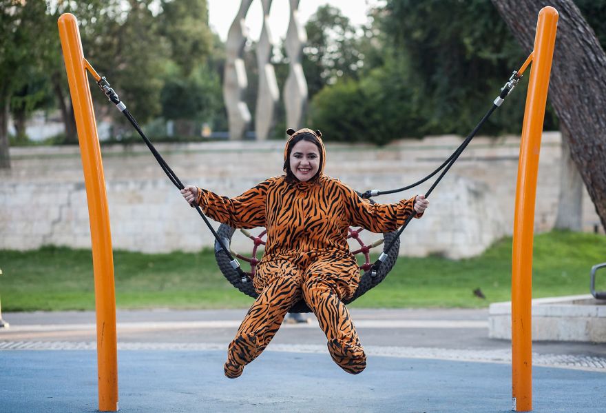 I've Photographed Hundreds Of People Wearing A Tiger Suit