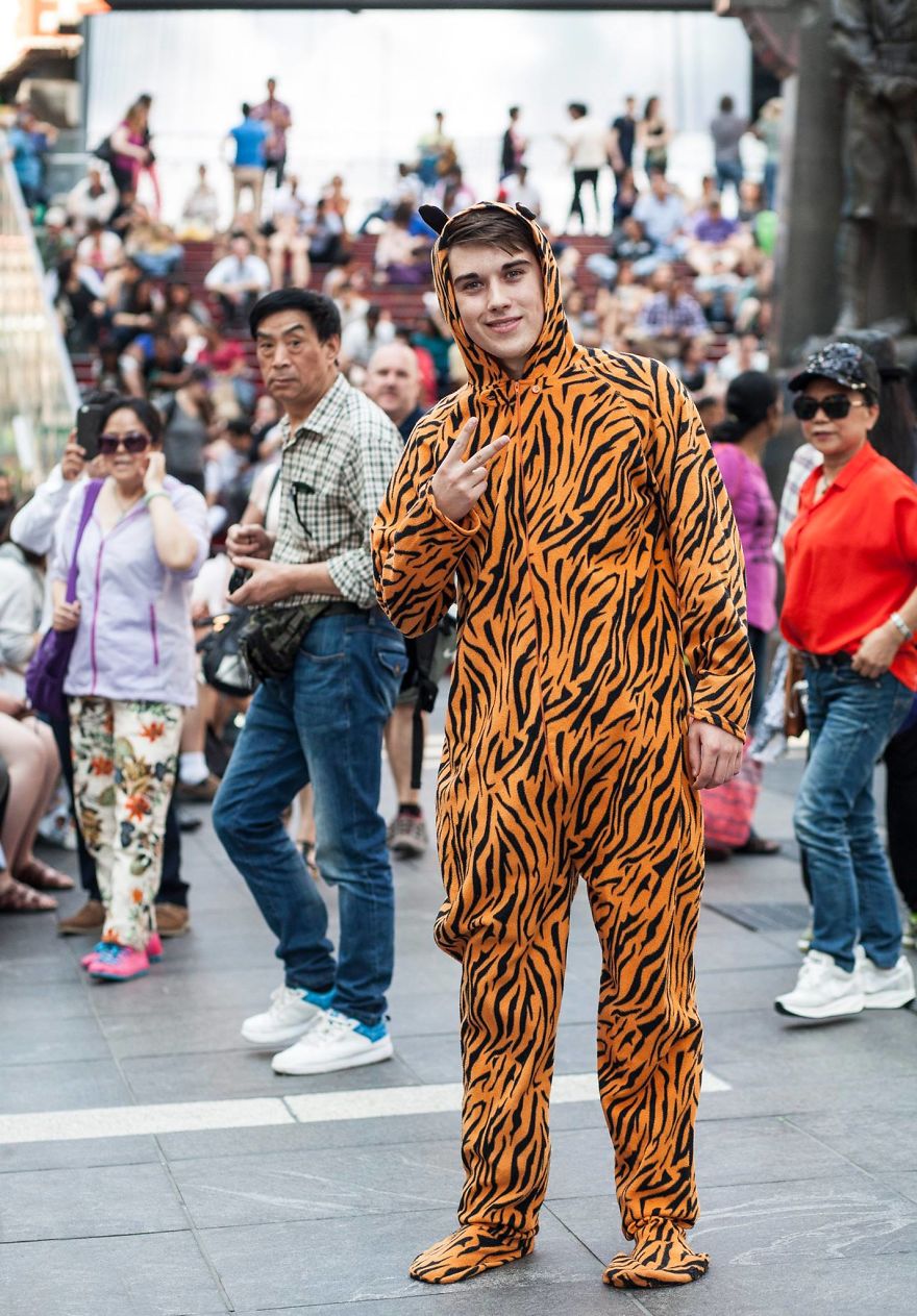 I've Photographed Hundreds Of People Wearing A Tiger Suit