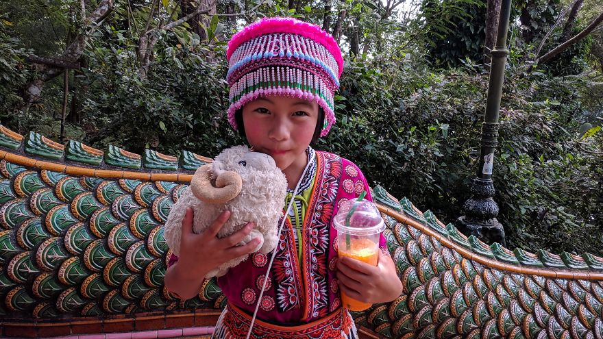 With A New Friend In Thailand