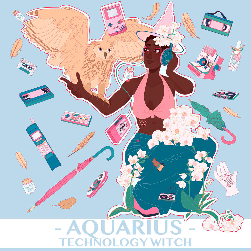 Aquarius The Technology Witch