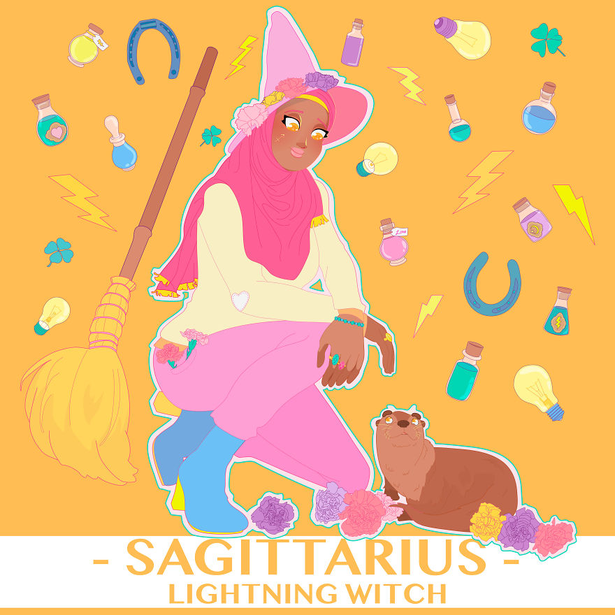 Sagittarius The Lightning Witch