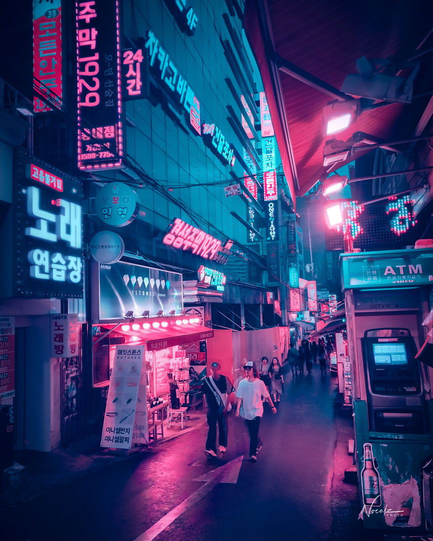I Shoot Rainy Photos Of Seoul With My Phone