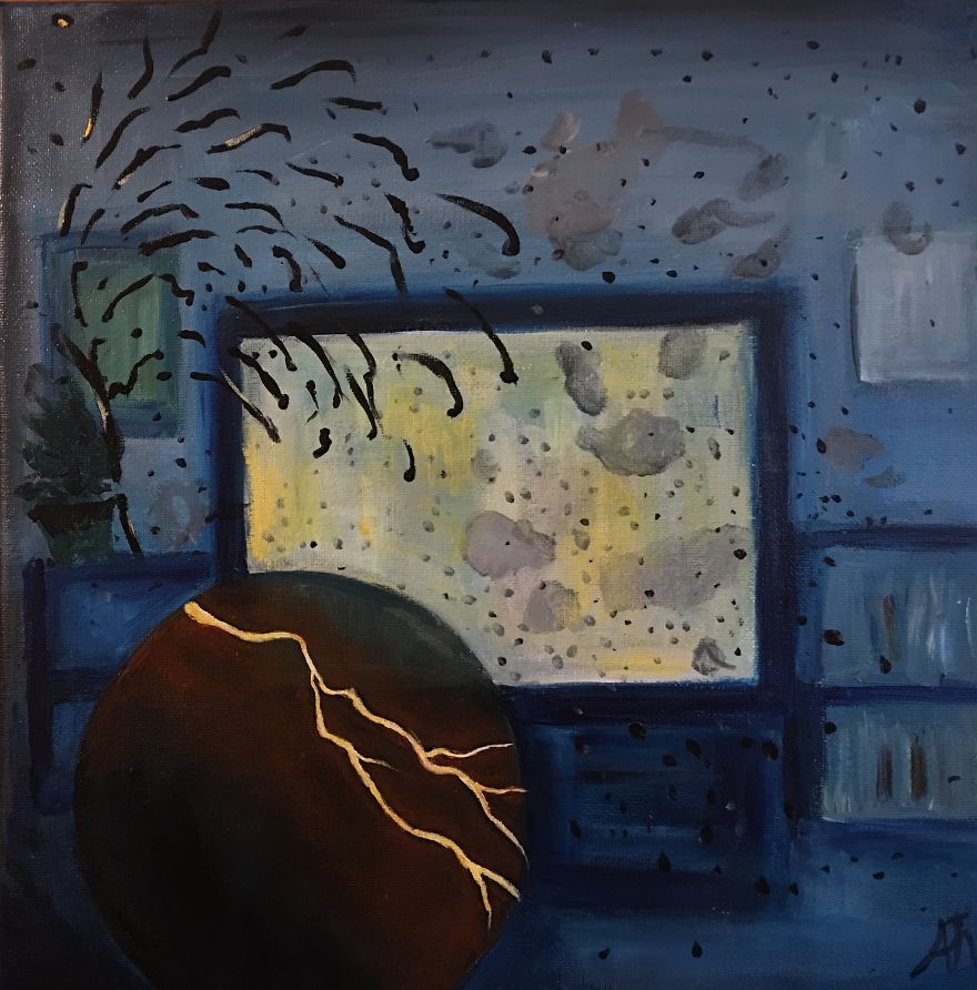 I Had A Detached Retina And Painted What I Saw I Had A Detached Retina And Painted What I Saw