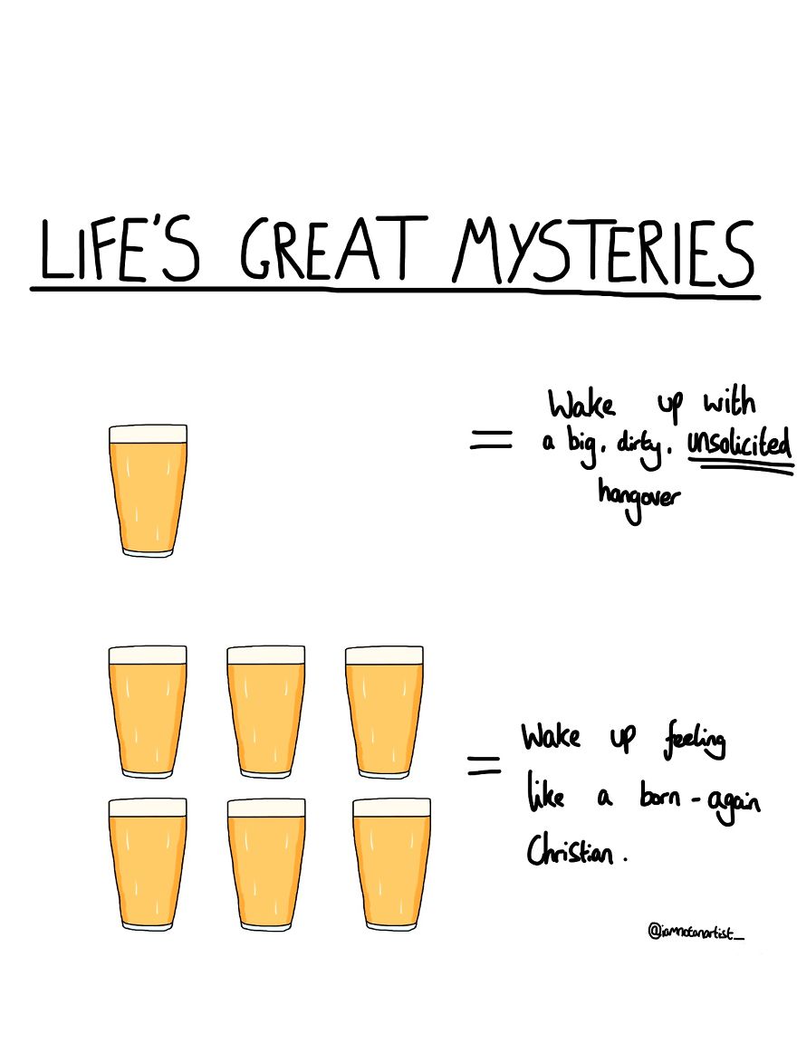 27 Cartoons That Are Too Relevant For Anyone Who Likes Alcohol, Sex And Being An Idiot.