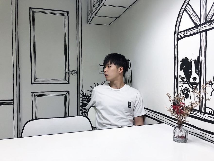 In Seoul, This Unusual Cafe Makes Its Customers Feel In A Comic Book