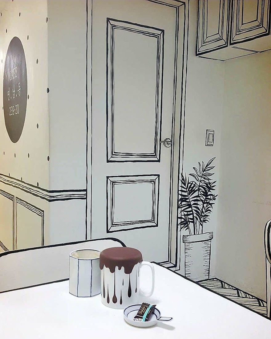 In Seoul, This Unusual Cafe Makes Its Customers Feel In A Comic Book