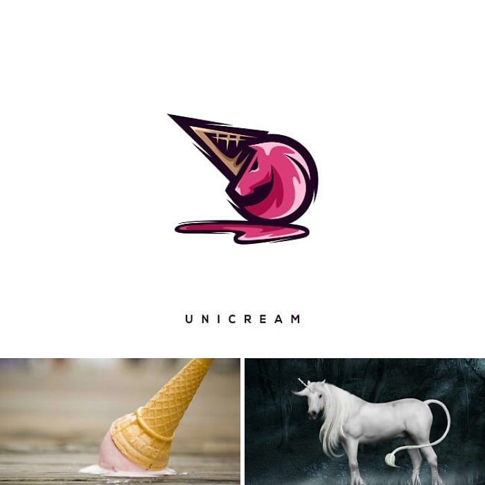 Joining Different Elements, This Designer Can Create Incredibly Creative Logos