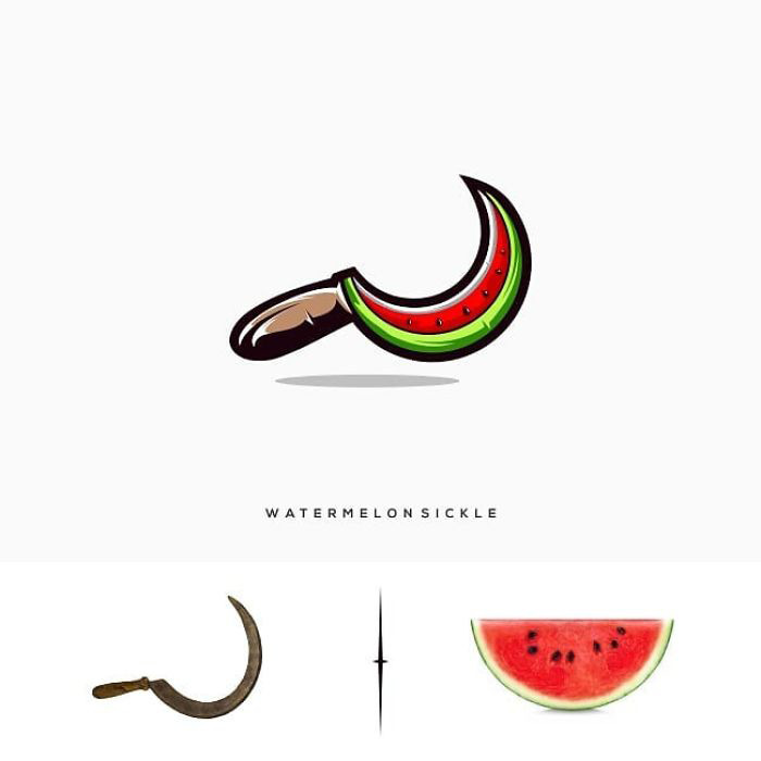 Joining Different Elements, This Designer Can Create Incredibly Creative Logos