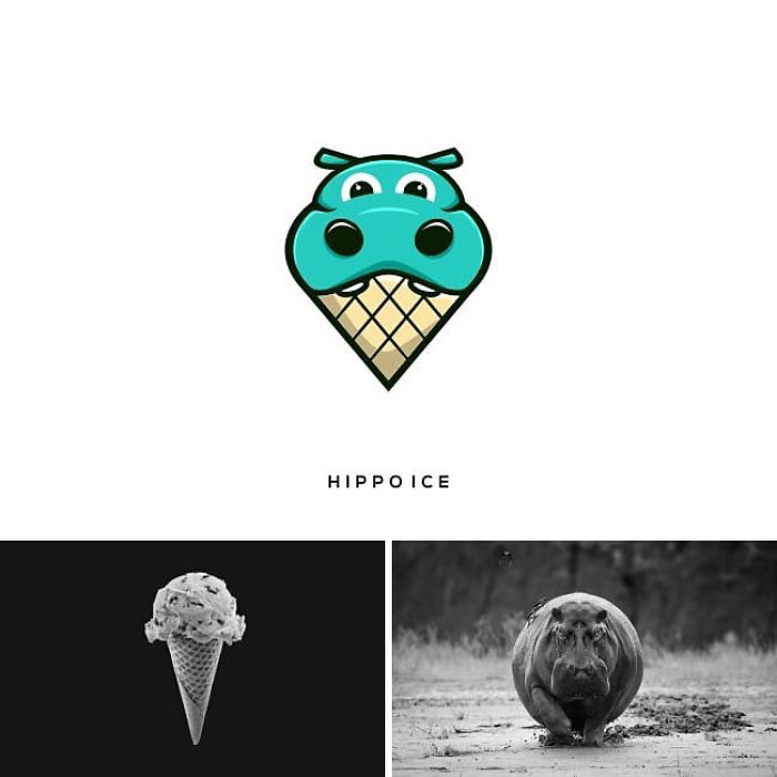 Joining Different Elements, This Designer Can Create Incredibly Creative Logos