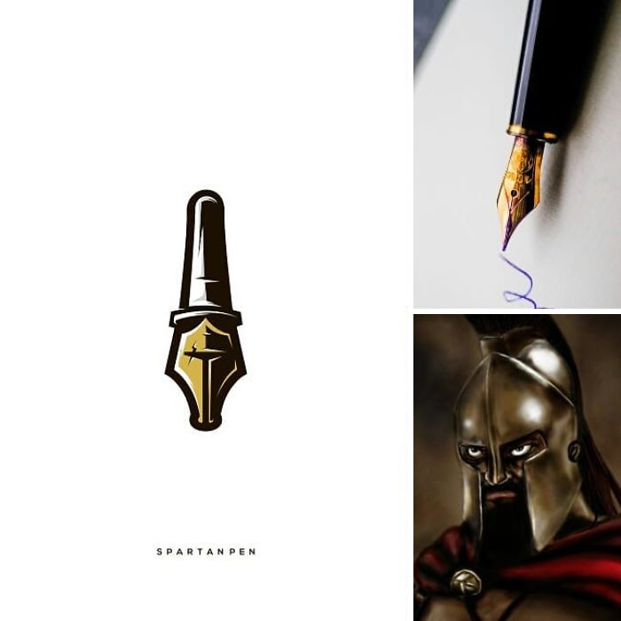 Joining Different Elements, This Designer Can Create Incredibly Creative Logos