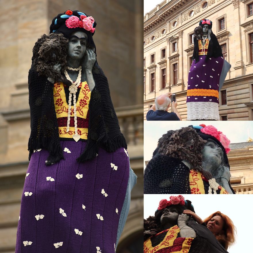 Knitted Frida Kahlo Knitted Frida Kahlo