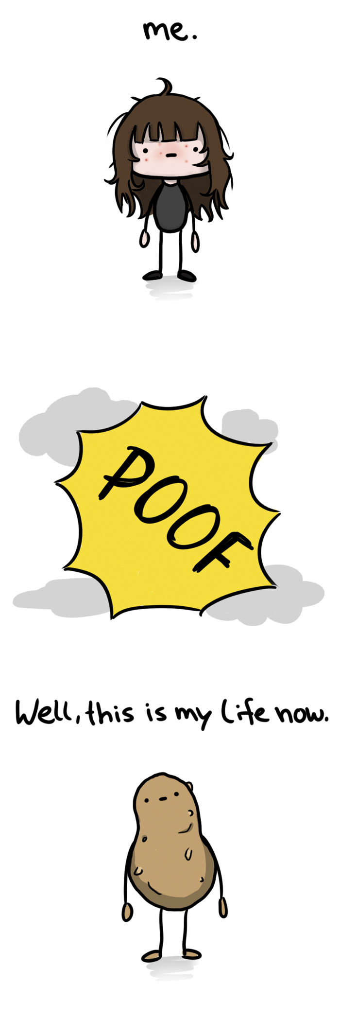 I'm Not The Prettiest But I Have A Good Personality, And Here's My Life As A Potato (24 Comics)