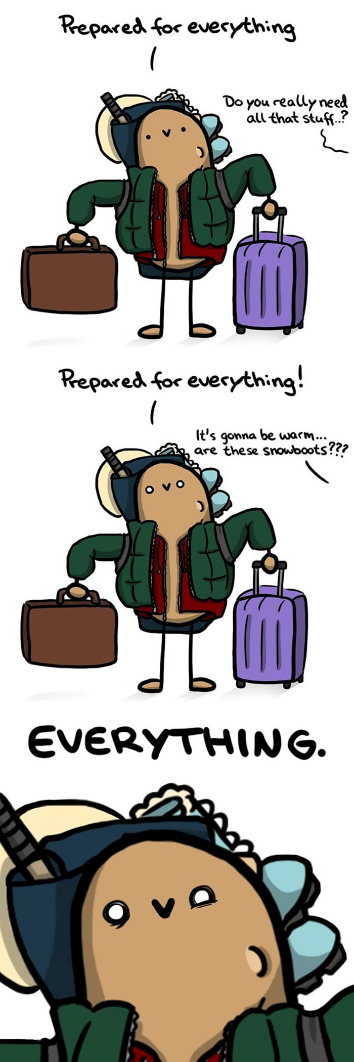 I'm Not The Prettiest But I Have A Good Personality, And Here's My Life As A Potato (24 Comics)