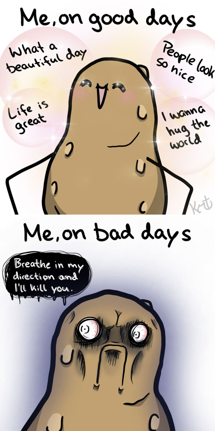 I'm Not The Prettiest But I Have A Good Personality, And Here's My Life As A Potato (24 Comics)