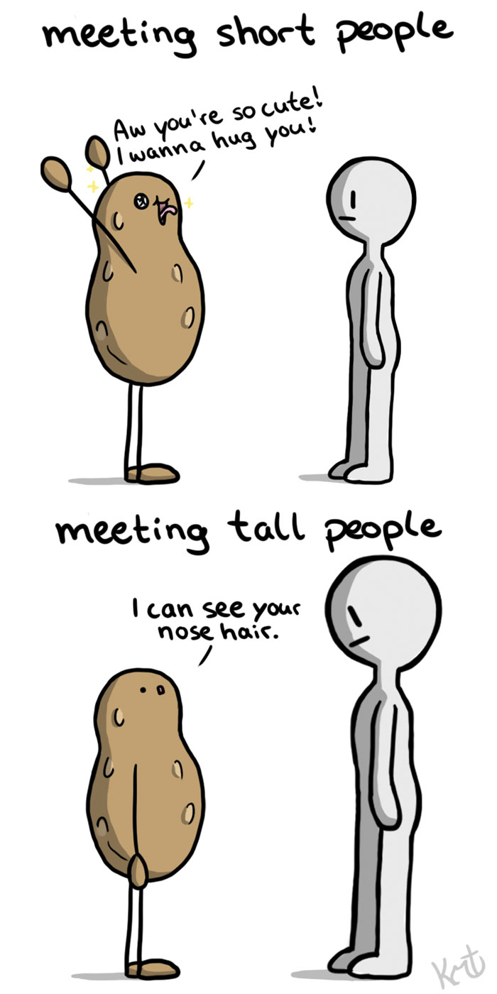 I'm Not The Prettiest But I Have A Good Personality, And Here's My Life As A Potato (24 Comics)