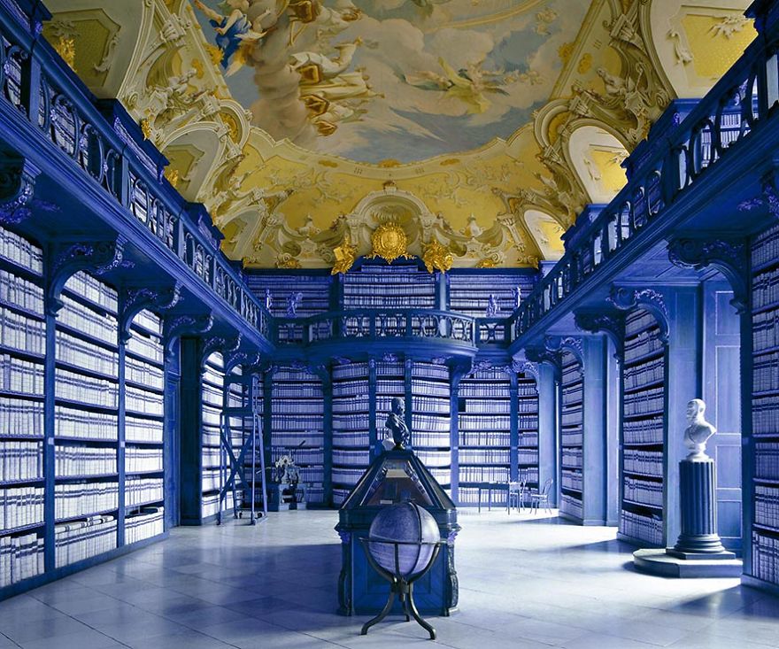 Seitenstetten Abbey Library, Seitenstetten, Austria
