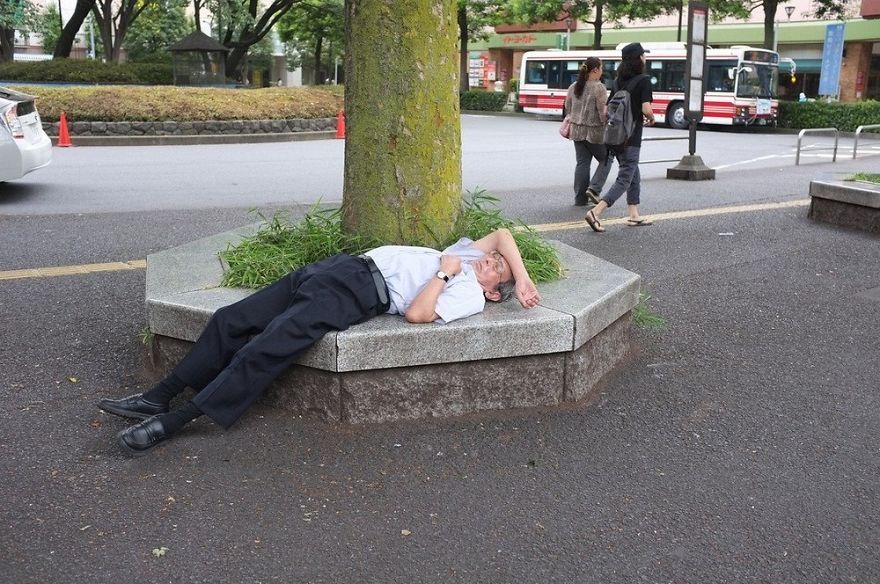 Sleeping At Work Is An Ordinary And Socially Acceptable Phenomenon In Japan