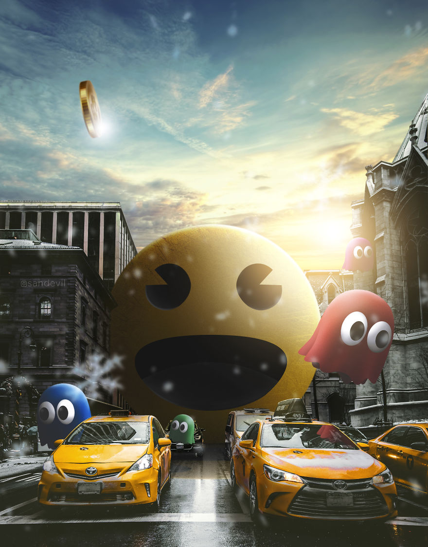 ..photoshop In Motion Of Mr Pacman..