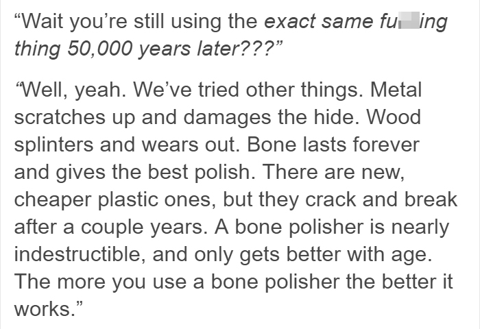 Tumblr User Shares A Story How Craftsmen Helped Scientists Identify A Tool Created 50,000 Years Ago And Still Used Today Tumblr User Shares A Story How Craftsmen Helped Scientists Identify A Tool Created 50,000 Years Ago And Still Used Today