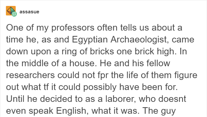 Tumblr User Shares A Story How Craftsmen Helped Scientists Identify A Tool Created 50,000 Years Ago And Still Used Today