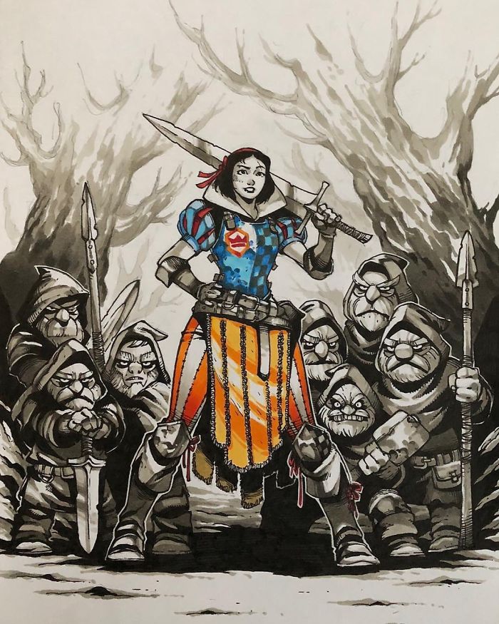 Snow White And The Seven Angry Dwarves