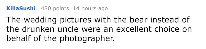 The Internet Is Cracking Up Over This Bear&rsquo;s Reaction To This Couple Getting Married At The Zoo (3 Pics)