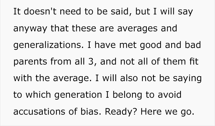 Teacher Shares The Worst Parenting Habits Of Each Generation And The Truth May Be Hard To Swallow