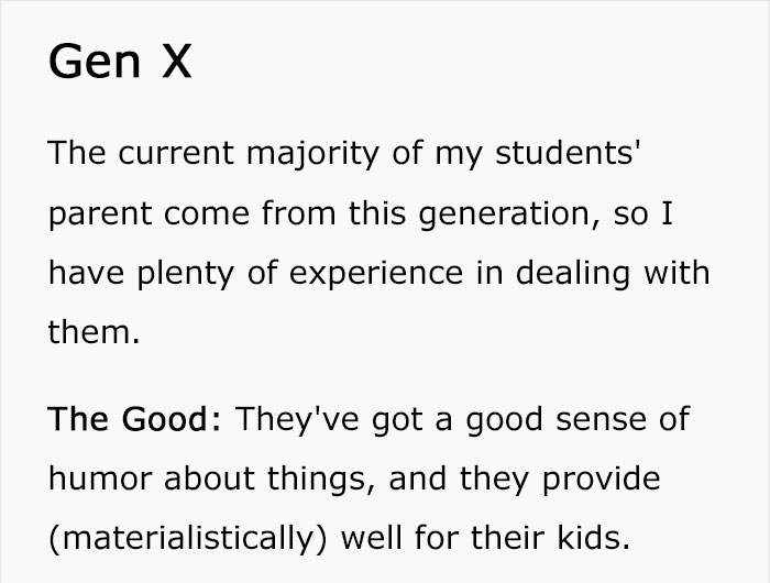 Teacher Shares The Worst Parenting Habits Of Each Generation And The Truth May Be Hard To Swallow Teacher Shares The Worst Parenting Habits Of Each Generation And The Truth May Be Hard To Swallow