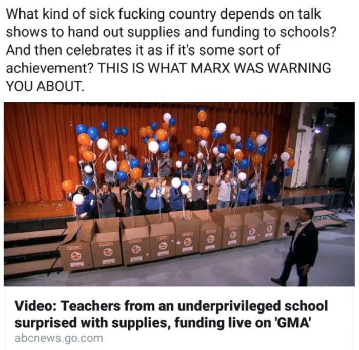 Teachers Gifted Supplies For Their Classrooms ...on A Talk Show