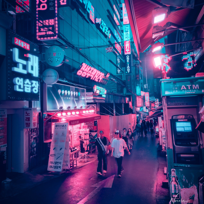 I Shoot Rainy Photos Of Seoul With My Phone