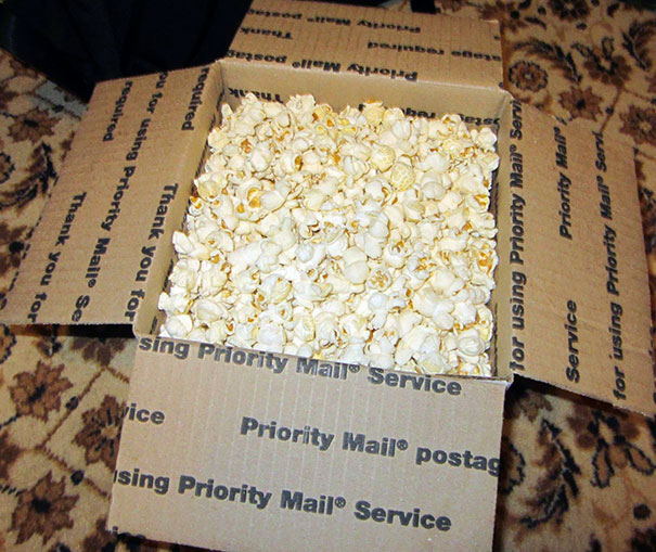 So Our Package Arrived In The Mail The Other Day, We Opened It Up To Find Some Very Eco-Friendly Packing Material