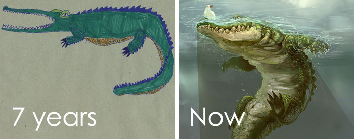 7-Year-Old Me Vs Now Me