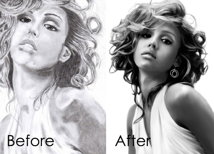 Well, I Tried To Draw Jessica Alba Again