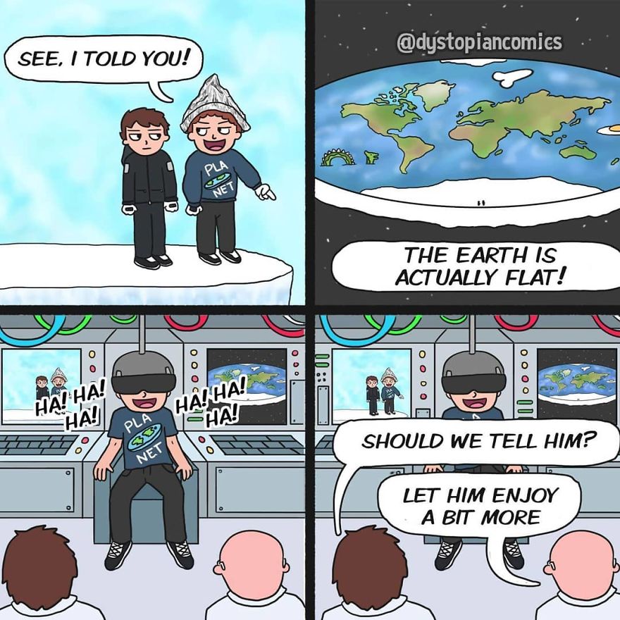 13 Dark/Dumb Ideas Made Into Comics By @dystopiancomics