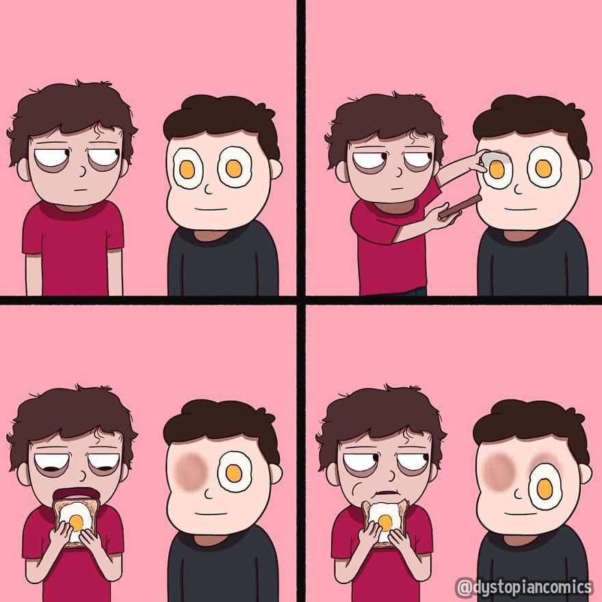 13 Dark/Dumb Ideas Made Into Comics By @dystopiancomics