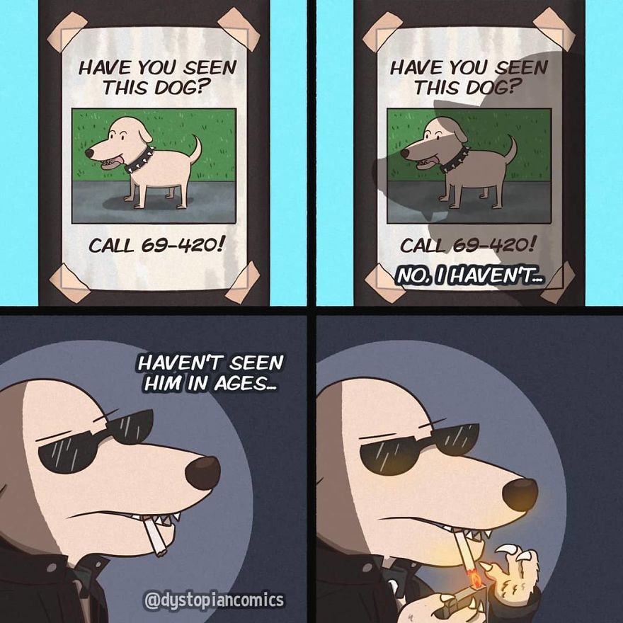 13 Dark/Dumb Ideas Made Into Comics By @dystopiancomics