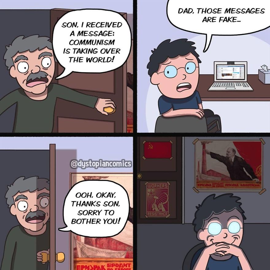 13 Dark/Dumb Ideas Made Into Comics By @dystopiancomics