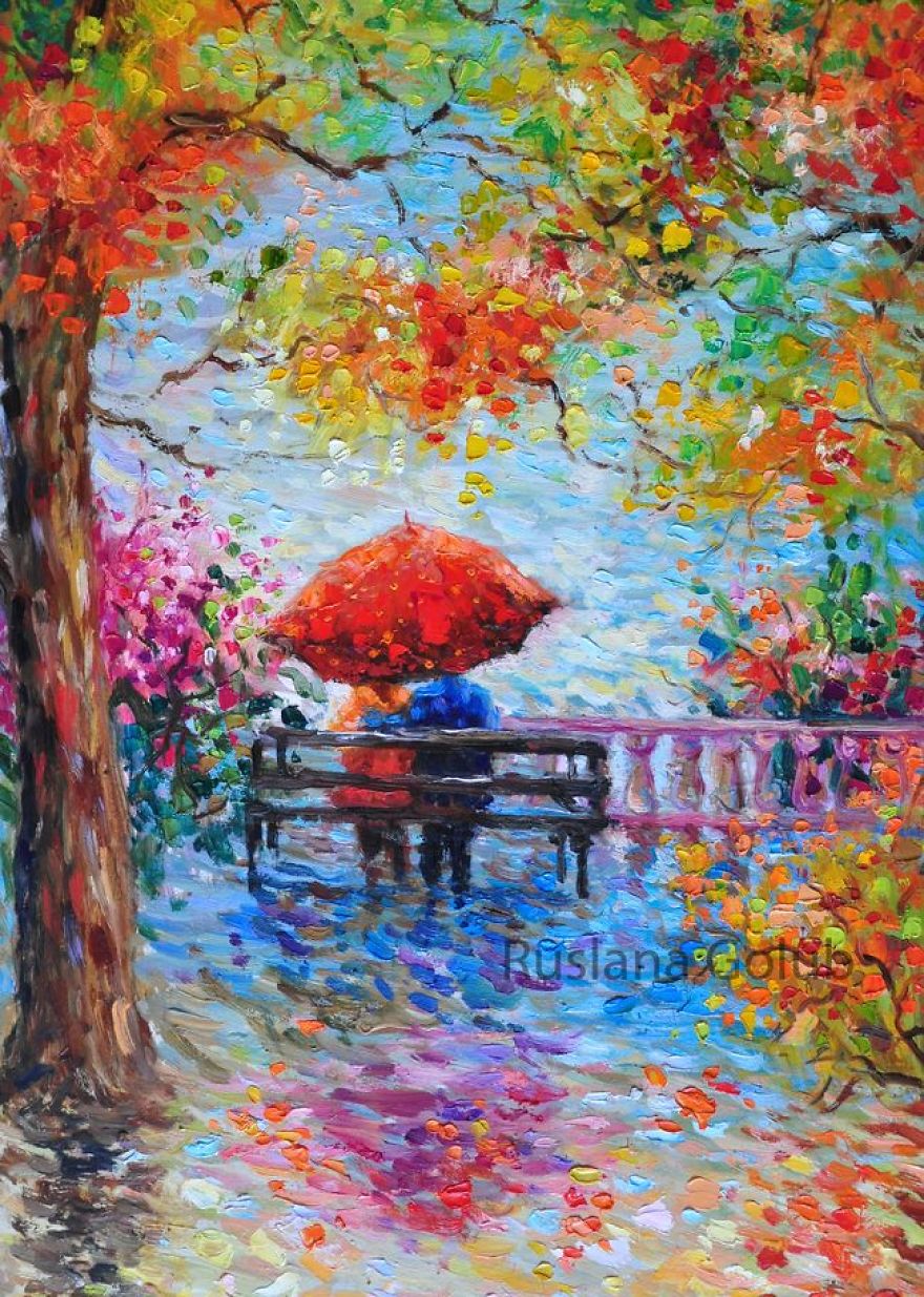 Autumn Paintings In Impressionist Style By Ruslana Golub Autumn Paintings In Impressionist Style By Ruslana Golub