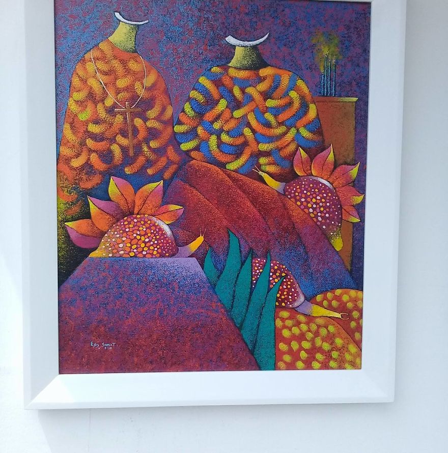 Young Talented Artist Creates Unique Paintings Full Of Life And Bursting Colors