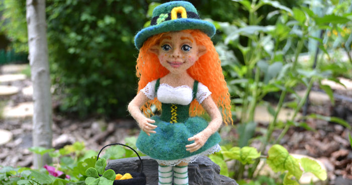 I Make Needle Felted Dolls Out Of Sheep’s Wool