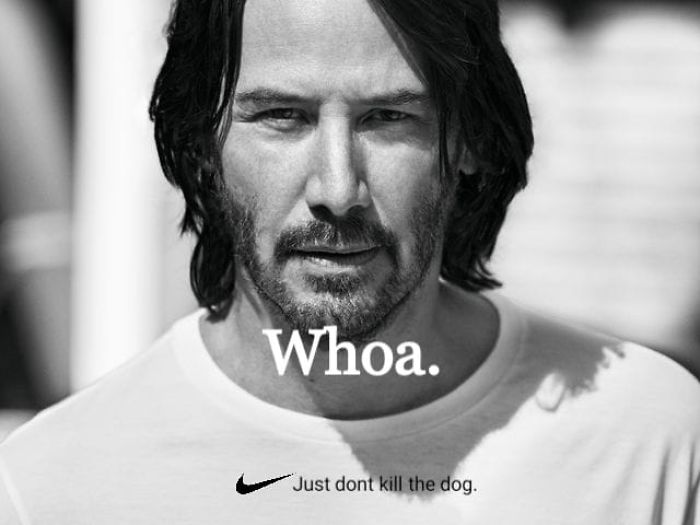 Keanu Reeves Nike Ad